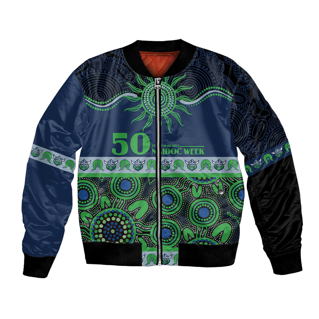 Raiders NAIDOC Week Personalised Bomber Jacket Aboriginal Torres Strait Islanders Vibe