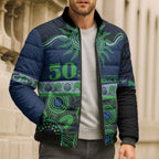 Raiders NAIDOC Week Personalised Bomber Puffer Jacket Aboriginal Torres Strait Islanders Vibe