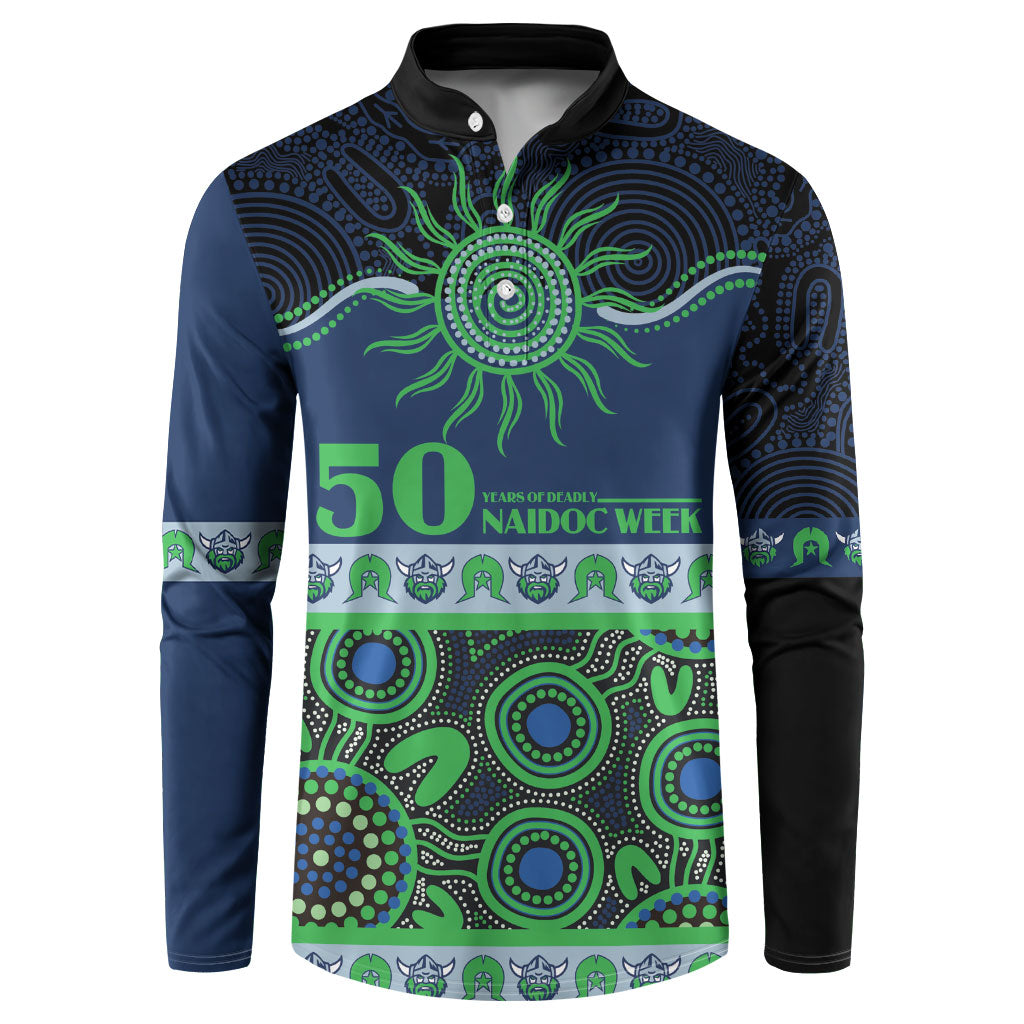 Raiders NAIDOC Week Personalised Button Sweatshirt Aboriginal Torres Strait Islanders Vibe