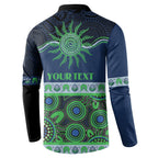 Raiders NAIDOC Week Personalised Button Sweatshirt Aboriginal Torres Strait Islanders Vibe