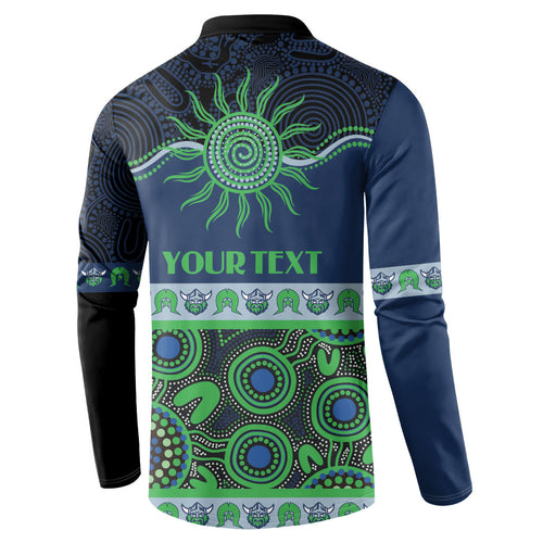 Raiders NAIDOC Week Personalised Button Sweatshirt Aboriginal Torres Strait Islanders Vibe