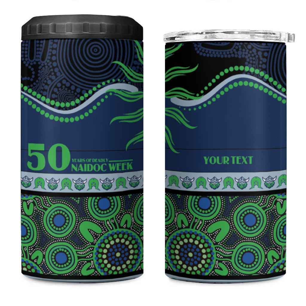 Raiders NAIDOC Week Personalised 4 in 1 Can Cooler Tumbler Aboriginal Torres Strait Islanders Vibe