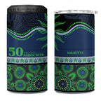 Raiders NAIDOC Week Personalised 4 in 1 Can Cooler Tumbler Aboriginal Torres Strait Islanders Vibe