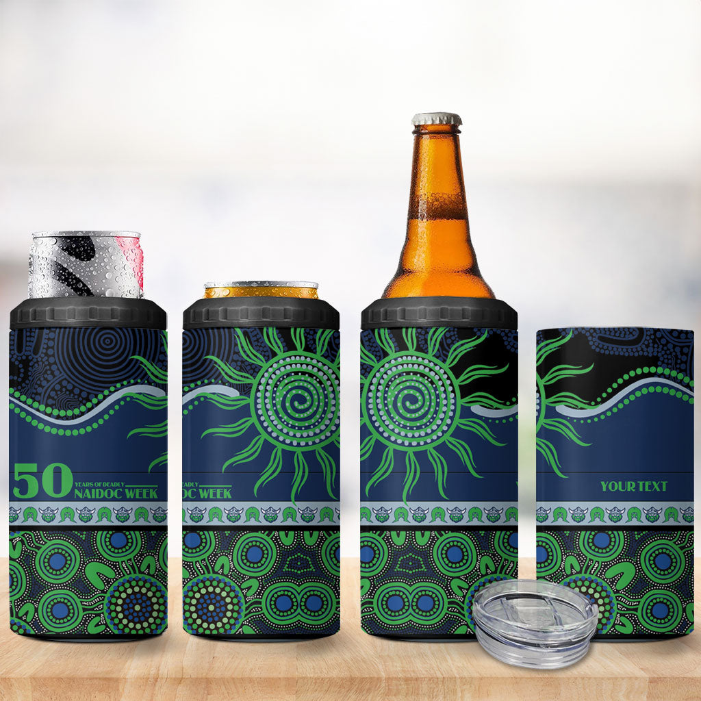 Raiders NAIDOC Week Personalised 4 in 1 Can Cooler Tumbler Aboriginal Torres Strait Islanders Vibe