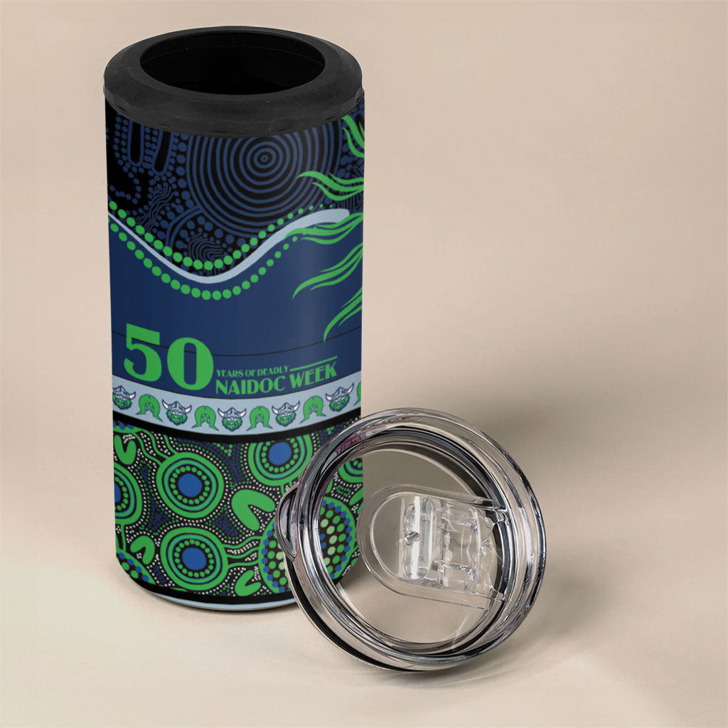 Raiders NAIDOC Week Personalised 4 in 1 Can Cooler Tumbler Aboriginal Torres Strait Islanders Vibe