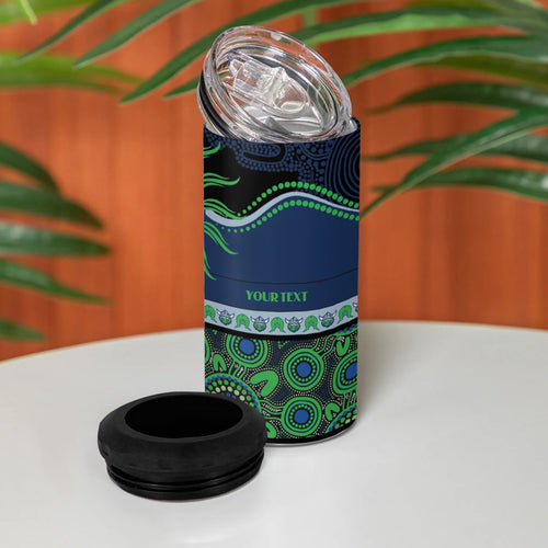 Raiders NAIDOC Week Personalised 4 in 1 Can Cooler Tumbler Aboriginal Torres Strait Islanders Vibe
