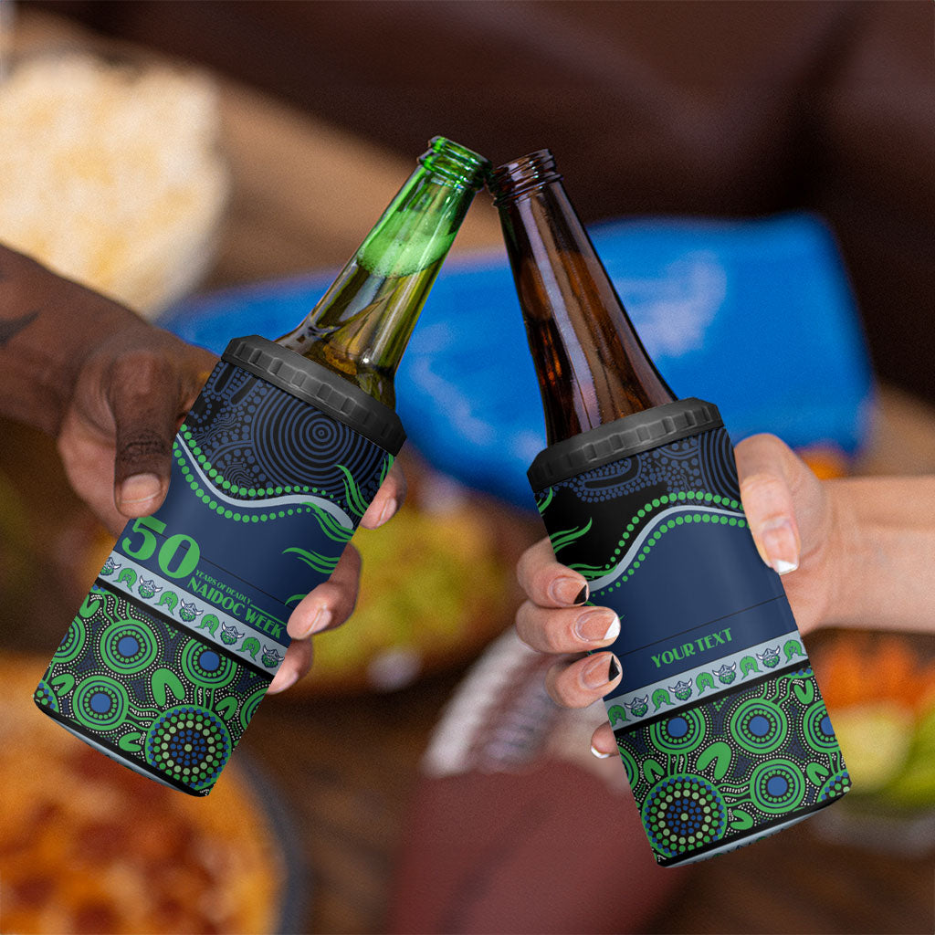 Raiders NAIDOC Week Personalised 4 in 1 Can Cooler Tumbler Aboriginal Torres Strait Islanders Vibe