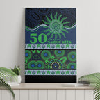 Raiders NAIDOC Week Canvas Wall Art Aboriginal Torres Strait Islanders Vibe