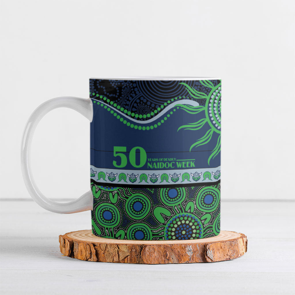 Raiders NAIDOC Week Personalised Ceramic Mug Aboriginal Torres Strait Islanders Vibe