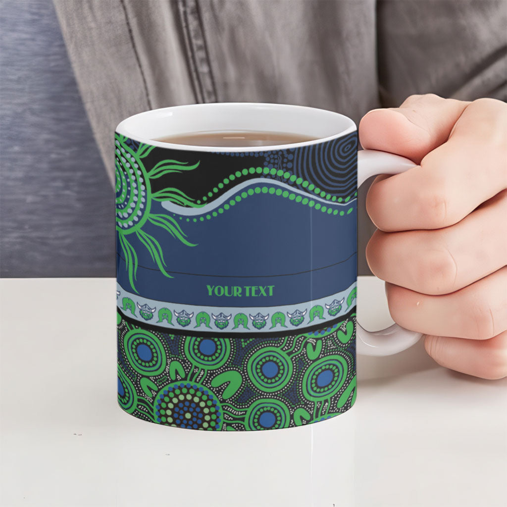 Raiders NAIDOC Week Personalised Ceramic Mug Aboriginal Torres Strait Islanders Vibe