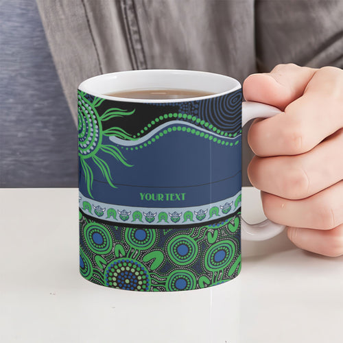 Raiders NAIDOC Week Personalised Ceramic Mug Aboriginal Torres Strait Islanders Vibe