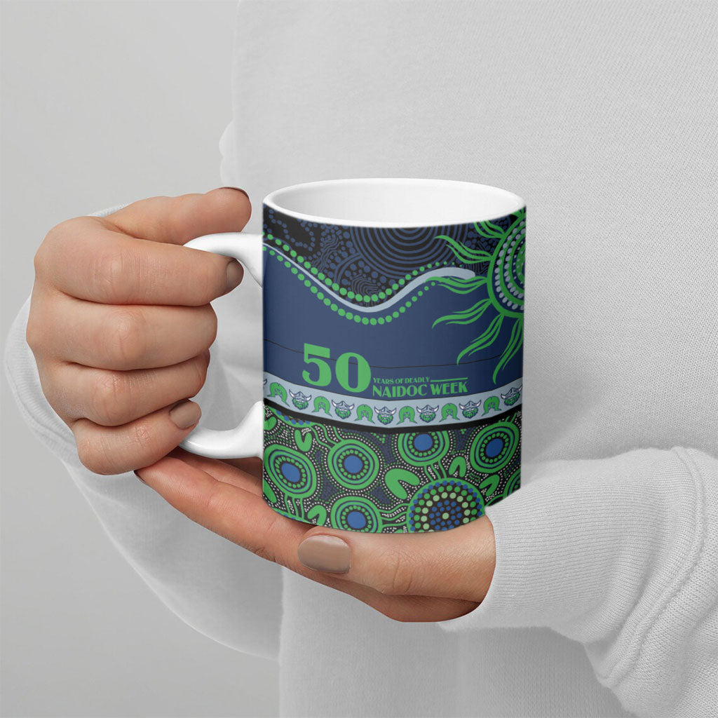 Raiders NAIDOC Week Personalised Ceramic Mug Aboriginal Torres Strait Islanders Vibe