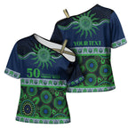 Raiders NAIDOC Week Personalised Cross Shoulder Shirt Aboriginal Torres Strait Islanders Vibe