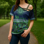 Raiders NAIDOC Week Personalised Cross Shoulder Shirt Aboriginal Torres Strait Islanders Vibe