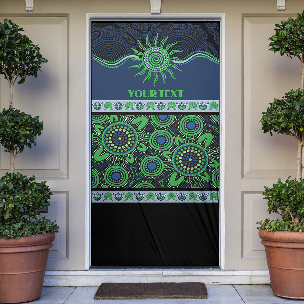 Raiders NAIDOC Week Personalised Door Cover Aboriginal Torres Strait Islanders Vibe
