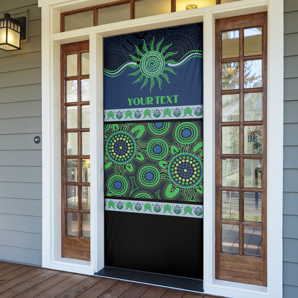 Raiders NAIDOC Week Personalised Door Cover Aboriginal Torres Strait Islanders Vibe