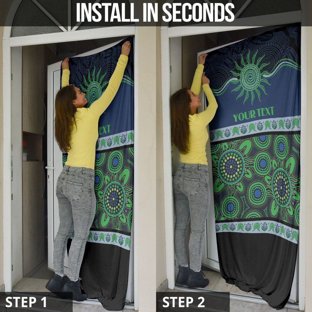 Raiders NAIDOC Week Personalised Door Cover Aboriginal Torres Strait Islanders Vibe