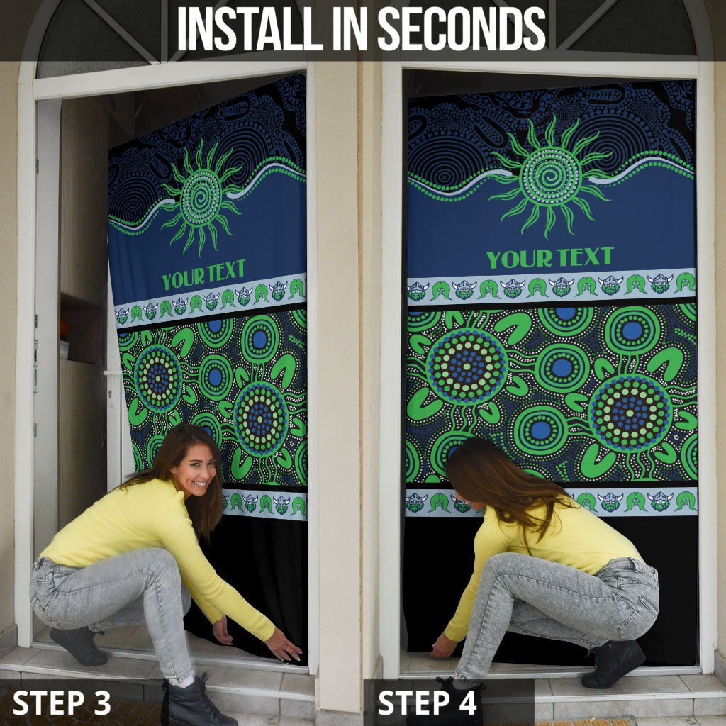 Raiders NAIDOC Week Personalised Door Cover Aboriginal Torres Strait Islanders Vibe