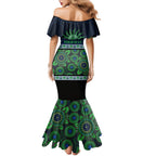 Raiders NAIDOC Week Personalised Family Matching Mermaid Dress and Hawaiian Shirt Aboriginal Torres Strait Islanders Vibe