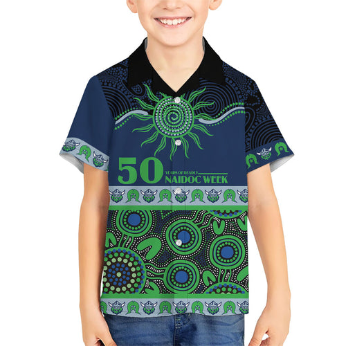 Raiders NAIDOC Week Personalised Family Matching Mermaid Dress and Hawaiian Shirt Aboriginal Torres Strait Islanders Vibe