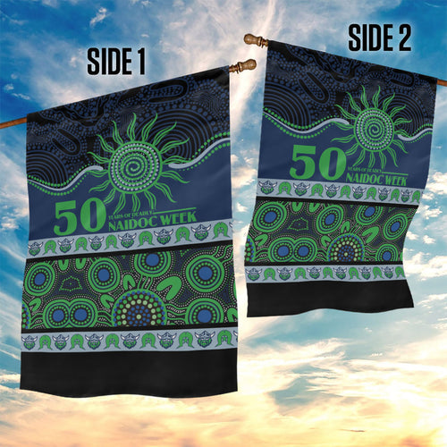 Raiders NAIDOC Week Garden Flag Aboriginal Torres Strait Islanders Vibe