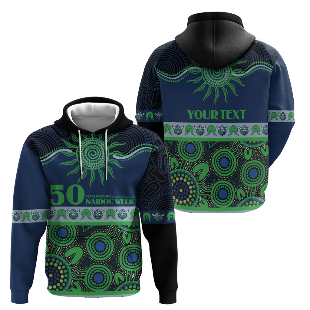 Raiders NAIDOC Week Personalised Hoodie Aboriginal Torres Strait Islanders Vibe