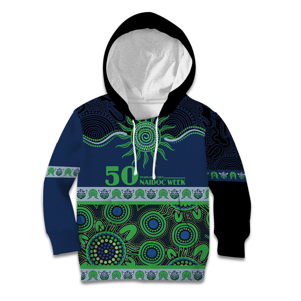 Raiders NAIDOC Week Personalised Kid Hoodie Aboriginal Torres Strait Islanders Vibe