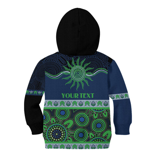 Raiders NAIDOC Week Personalised Kid Hoodie Aboriginal Torres Strait Islanders Vibe
