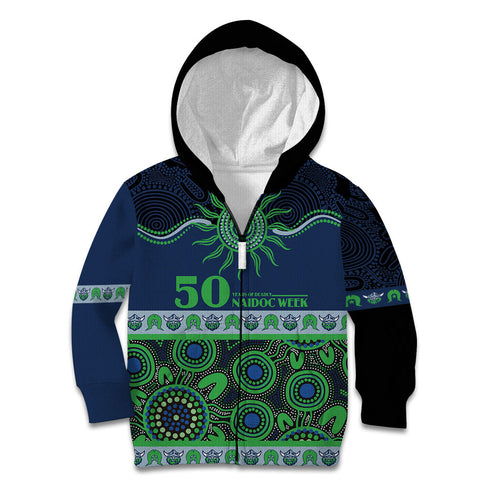 Raiders NAIDOC Week Personalised Kid Hoodie Aboriginal Torres Strait Islanders Vibe