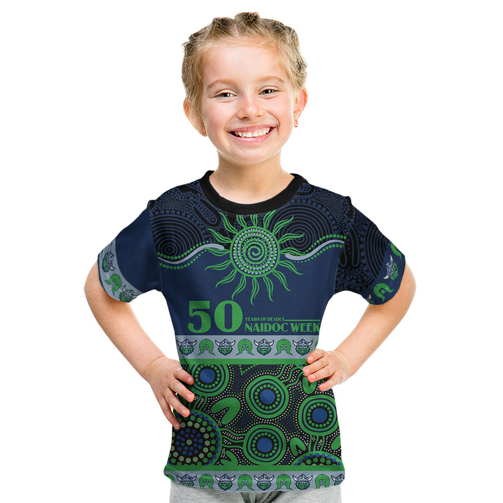 Raiders NAIDOC Week Personalised Kid T Shirt Aboriginal Torres Strait Islanders Vibe