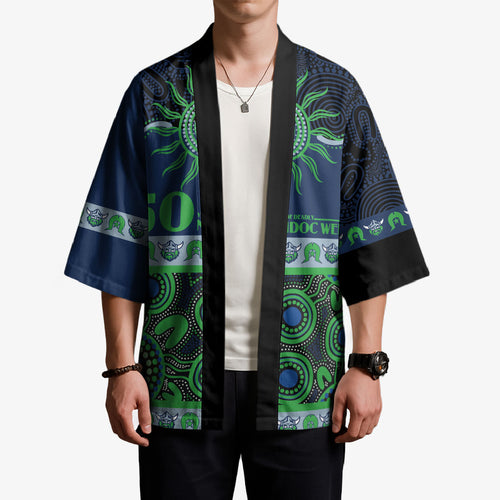 Raiders NAIDOC Week Personalised Kimono Aboriginal Torres Strait Islanders Vibe