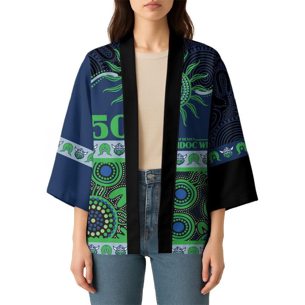 Raiders NAIDOC Week Personalised Kimono Aboriginal Torres Strait Islanders Vibe