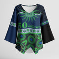 Raiders NAIDOC Week Personalised Kimono Sleeve Blouse Aboriginal Torres Strait Islanders Vibe