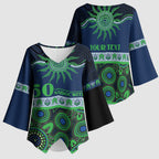 Raiders NAIDOC Week Personalised Kimono Sleeve Blouse Aboriginal Torres Strait Islanders Vibe