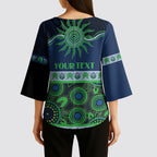 Raiders NAIDOC Week Personalised Kimono Sleeve Blouse Aboriginal Torres Strait Islanders Vibe