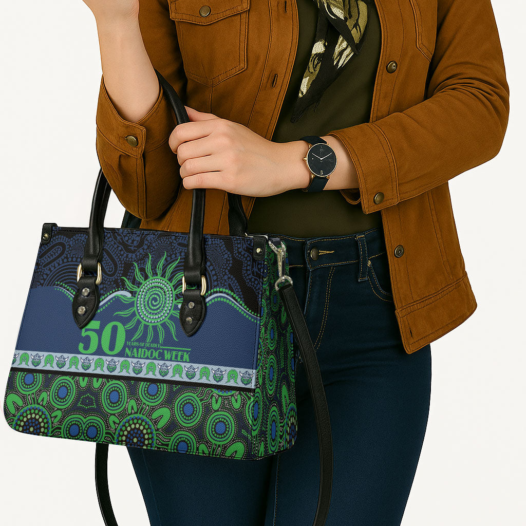 Raiders NAIDOC Week Leather Bag Aboriginal Torres Strait Islanders Vibe