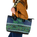 Raiders NAIDOC Week Leather Tote Bag Aboriginal Torres Strait Islanders Vibe