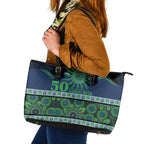 Raiders NAIDOC Week Leather Tote Bag Aboriginal Torres Strait Islanders Vibe