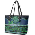 Raiders NAIDOC Week Leather Tote Bag Aboriginal Torres Strait Islanders Vibe