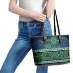 Raiders NAIDOC Week Leather Tote Bag Aboriginal Torres Strait Islanders Vibe