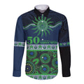 Raiders NAIDOC Week Personalised Long Sleeve Button Shirt Aboriginal Torres Strait Islanders Vibe