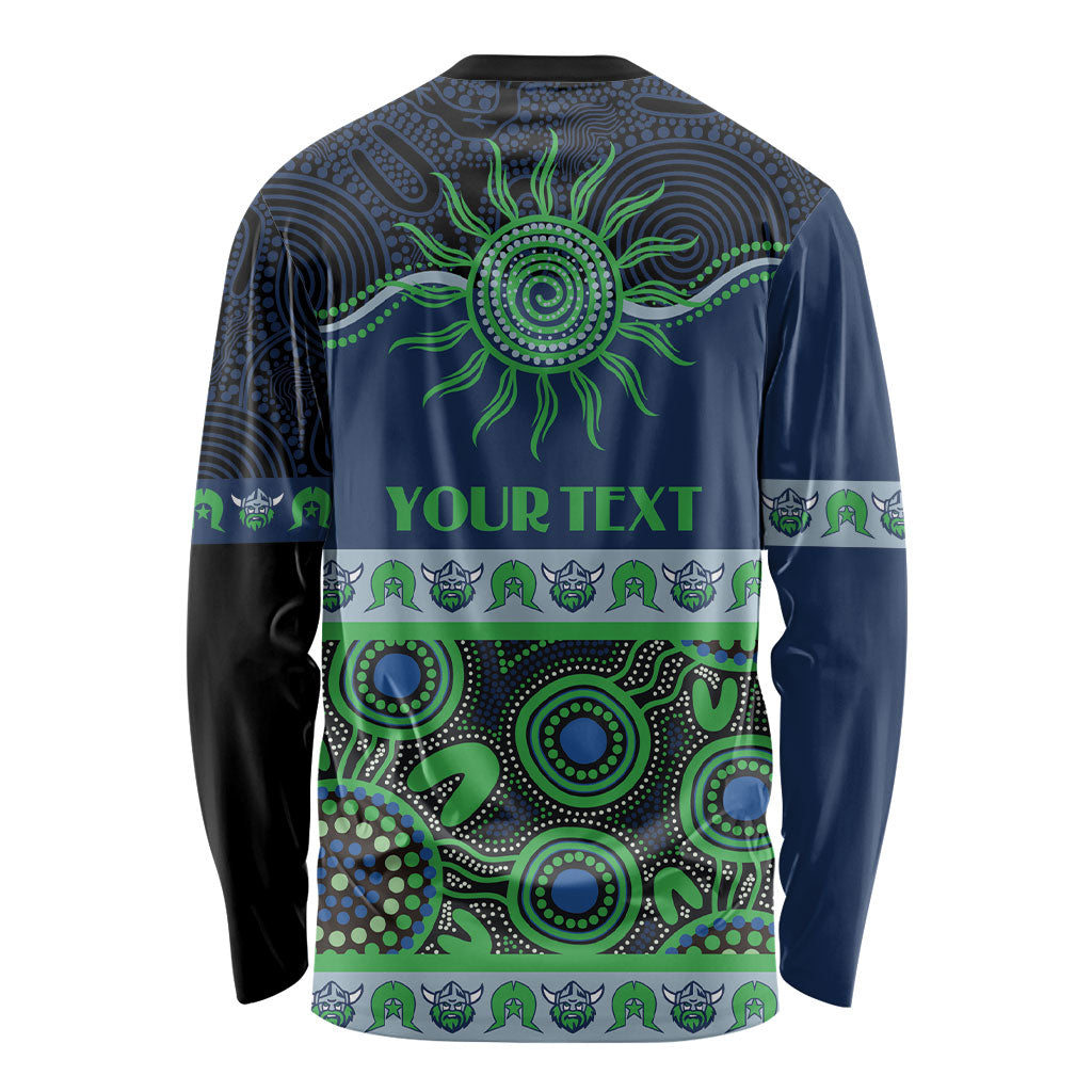 Raiders NAIDOC Week Personalised Long Sleeve Shirt Aboriginal Torres Strait Islanders Vibe