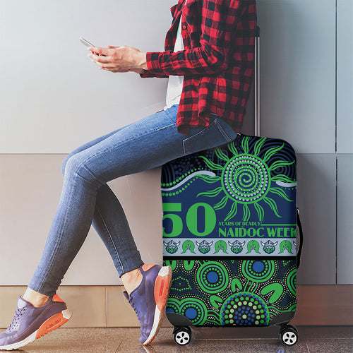 Raiders NAIDOC Week Luggage Cover Aboriginal Torres Strait Islanders Vibe