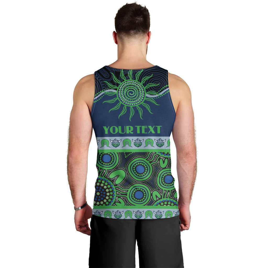 Raiders NAIDOC Week Personalised Men Tank Top Aboriginal Torres Strait Islanders Vibe