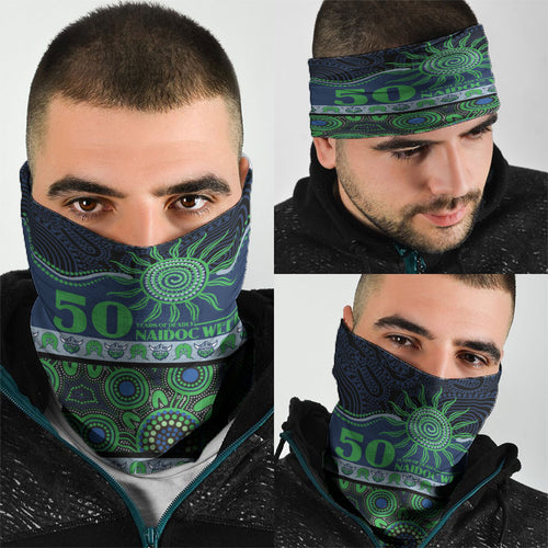Raiders NAIDOC Week Neck Gaiter Aboriginal Torres Strait Islanders Vibe
