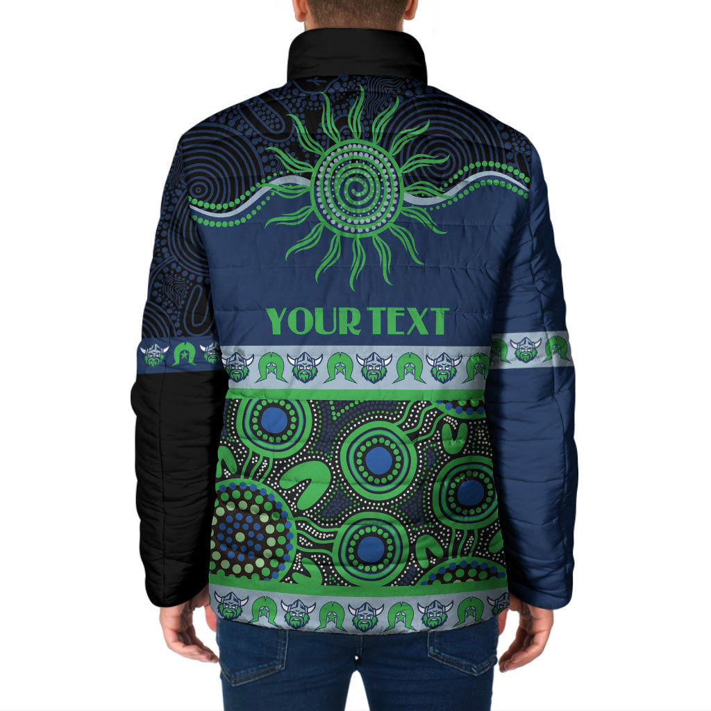 Raiders NAIDOC Week Personalised Padded Jacket Aboriginal Torres Strait Islanders Vibe