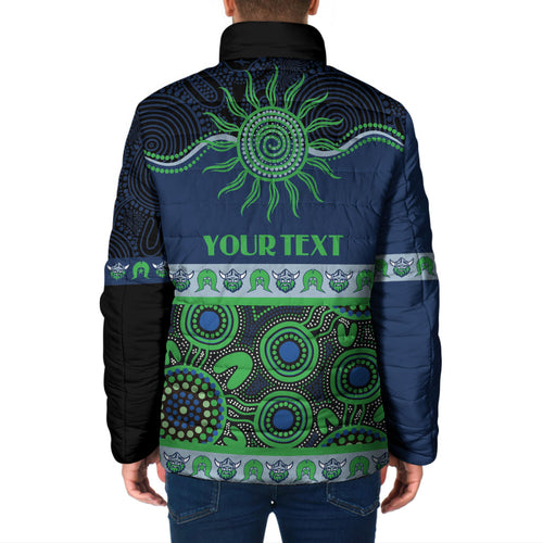 Raiders NAIDOC Week Personalised Padded Jacket Aboriginal Torres Strait Islanders Vibe