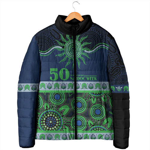 Raiders NAIDOC Week Personalised Padded Jacket Aboriginal Torres Strait Islanders Vibe