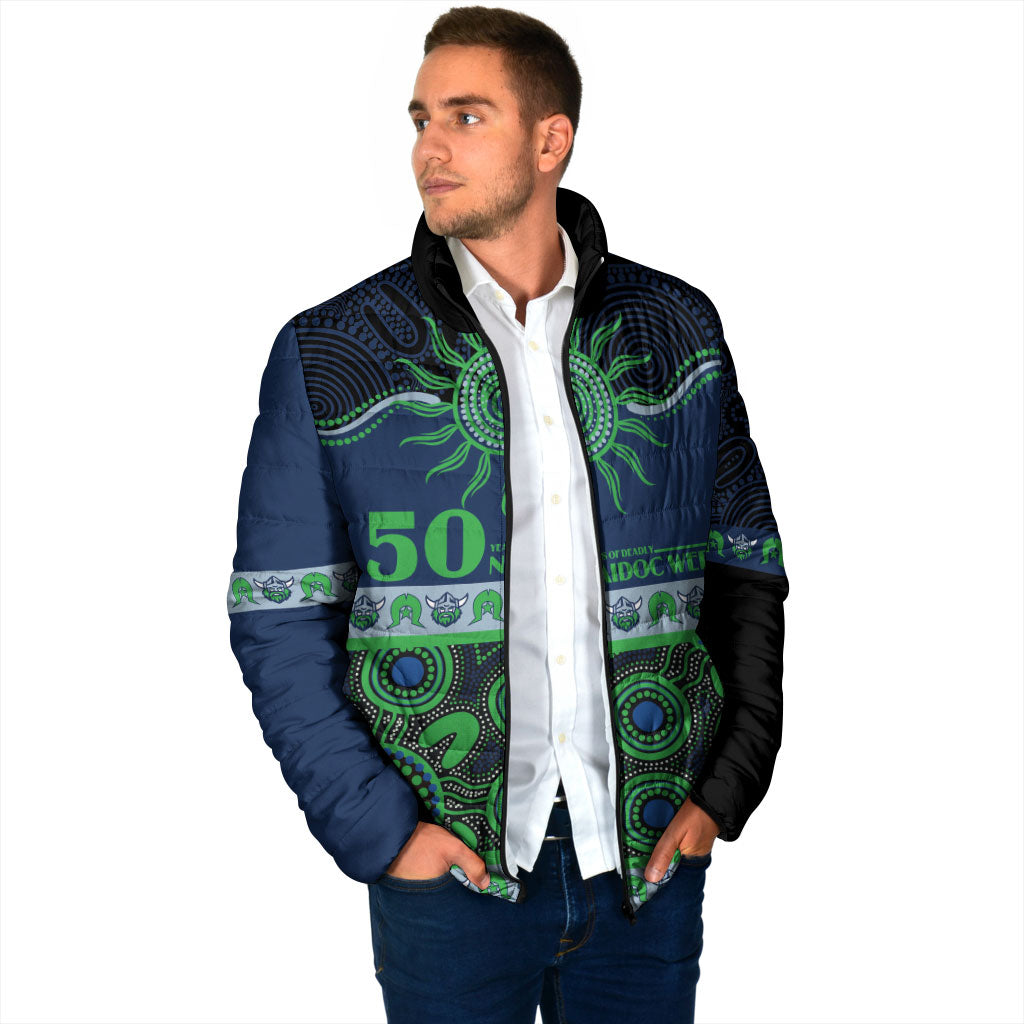 Raiders NAIDOC Week Personalised Padded Jacket Aboriginal Torres Strait Islanders Vibe
