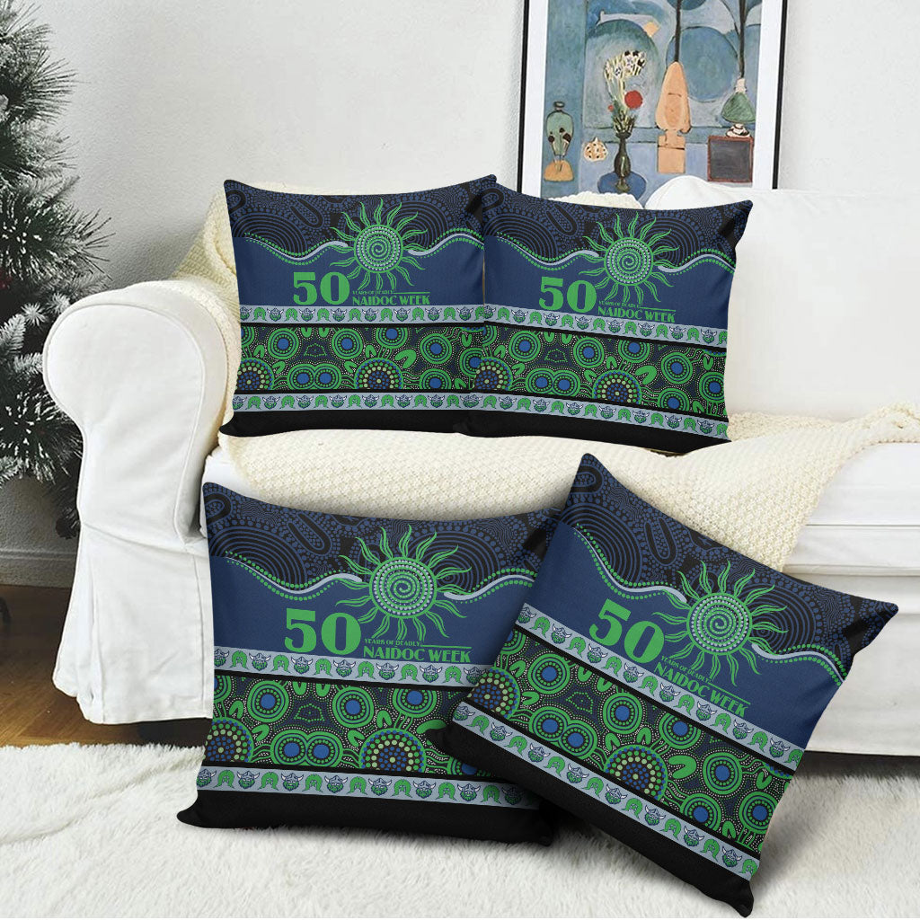 Raiders NAIDOC Week Pillow Cover Aboriginal Torres Strait Islanders Vibe